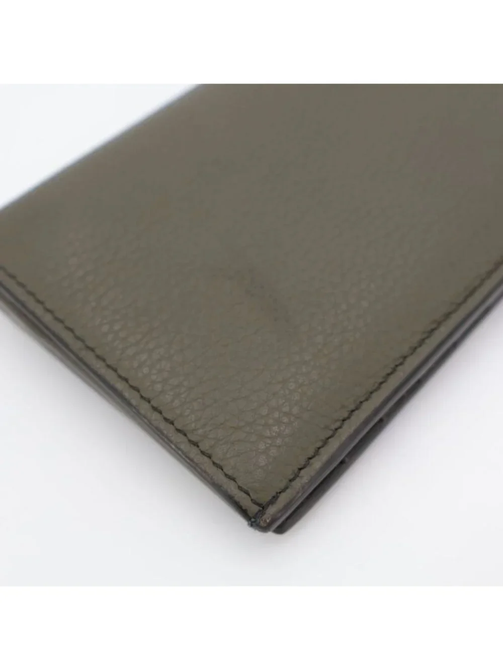Christian Dior Vertical Long Wallet Beige Leather 2 cdi